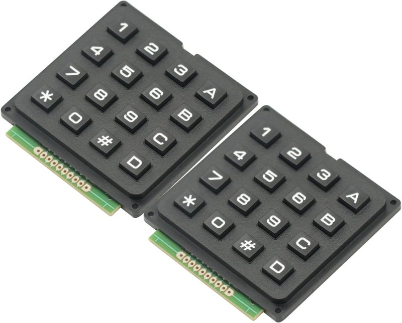 GODIYMODULES 2PCS 4 x 4 Matrix Array 16 Keys 4 * 4 Switch Keypad Matrix Keyboard Module for Arduino keypad - Image 1